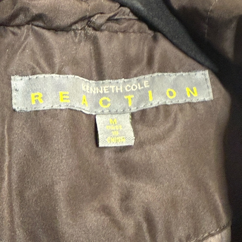 Chocolate Kenneth Cole Reaction choclate Quilted Jacket - Picture 6 of 8